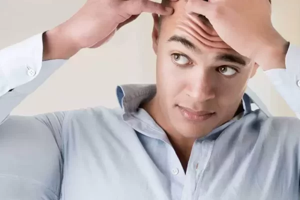 greffe de cheveux sur les tempes